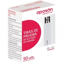 TIRAS DE GLUCOSA APOSAN 50 UDS